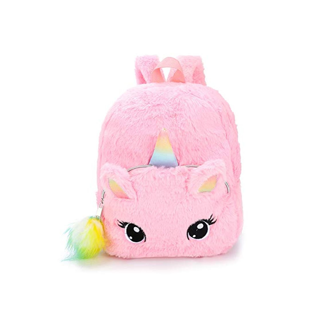 Fashion BETOY Unicornio Mochila niñas Mochila Infantiles niños de Peluche Lindo Arco Iris Suave Mochila Mini Unicornio niño Estudiante Viajes