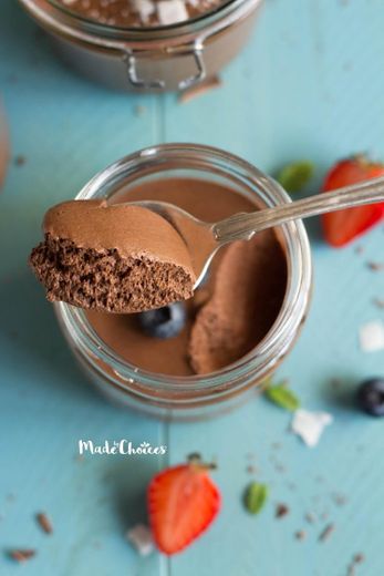 Mousse de chocolate vegano 