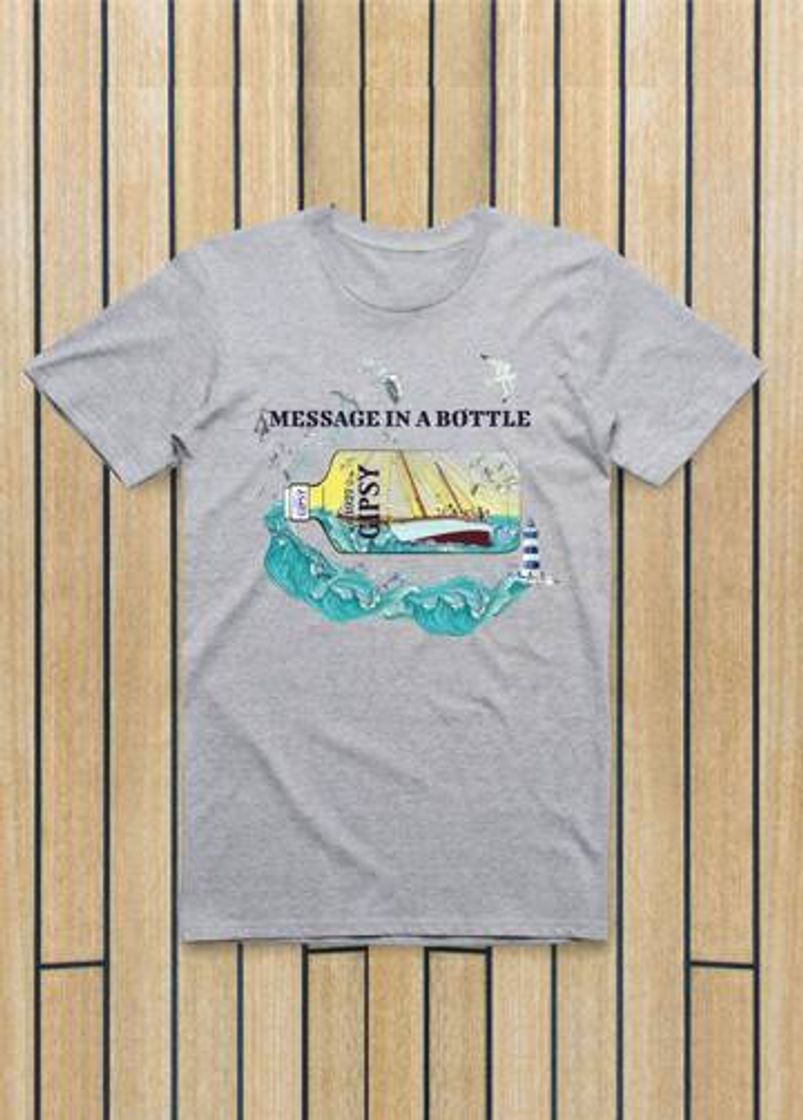 Moda Camiseta "Message in a bottle" Gipsy 1927 Gris