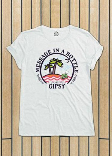 Camiseta "Isla" Gipsy 1927 Blanca