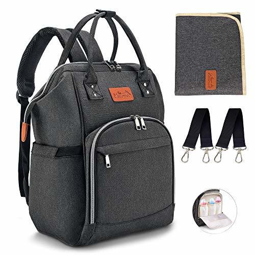 Producto Ramotto Mochila de Pañales, Bolsa de Pañales Multifuncional de Gran Capacidad, Bolsos