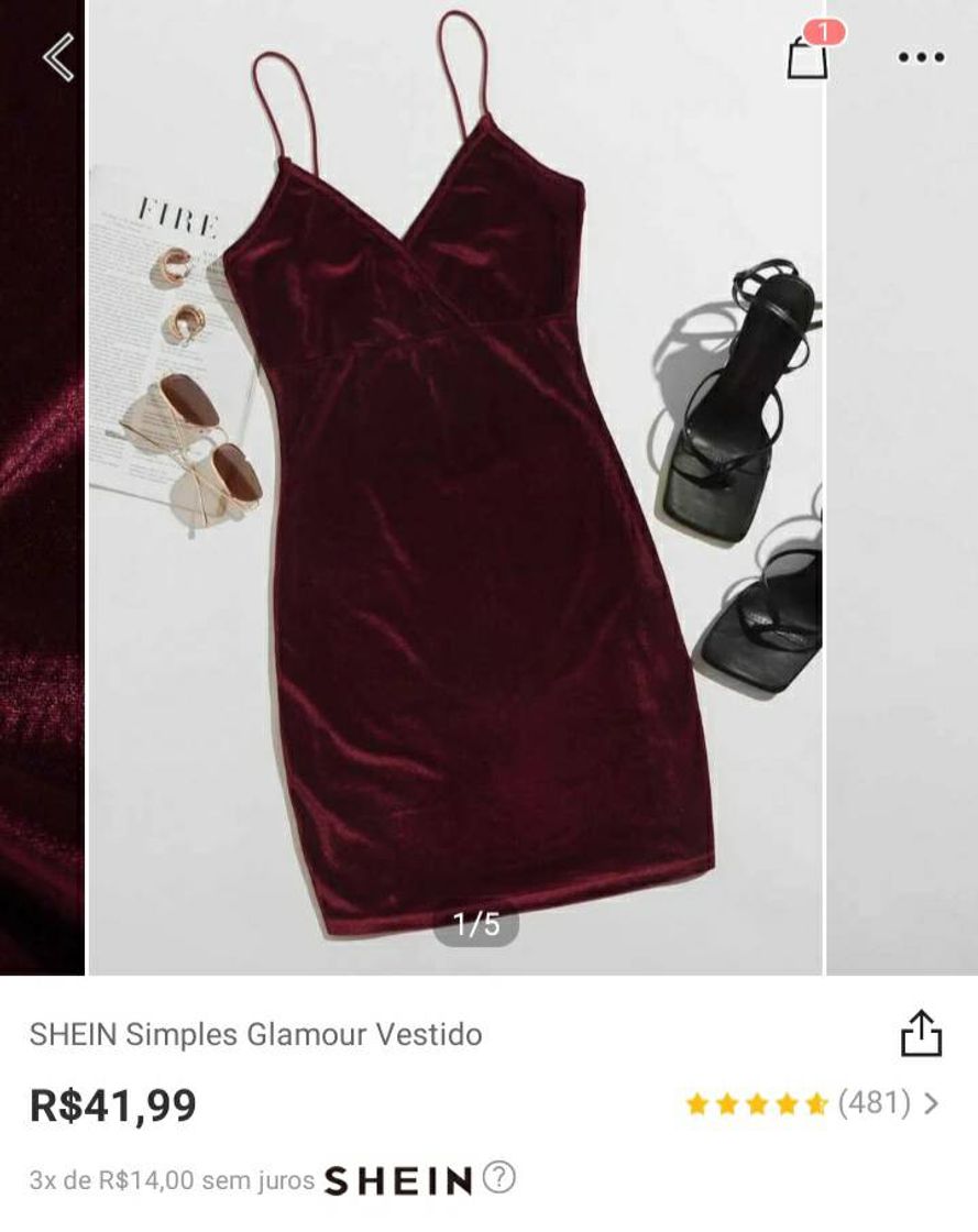 Fashion Vestido vermelho lindo!! (e melhor em um ótimo preço)