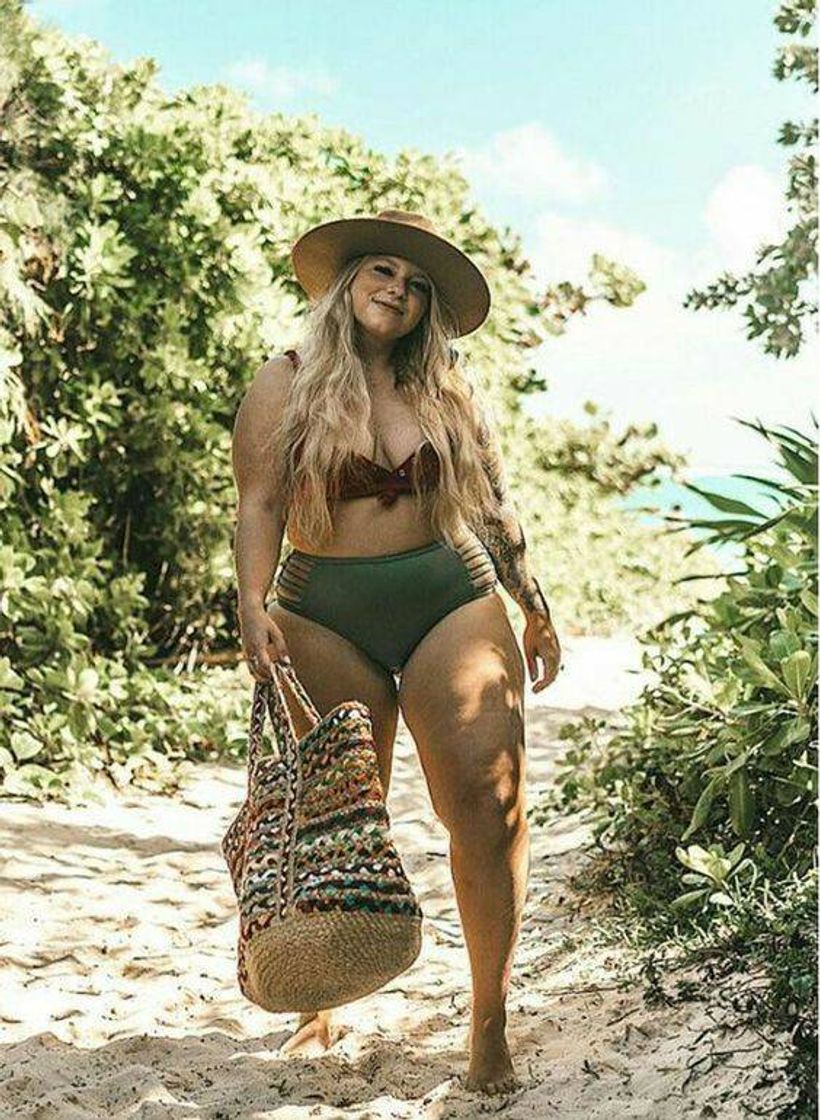 Moda Plus size praia