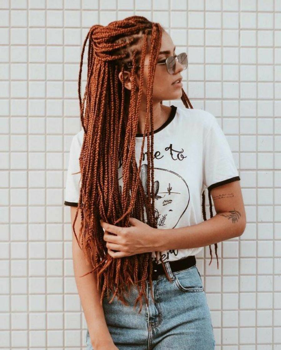 Moda trança box braids