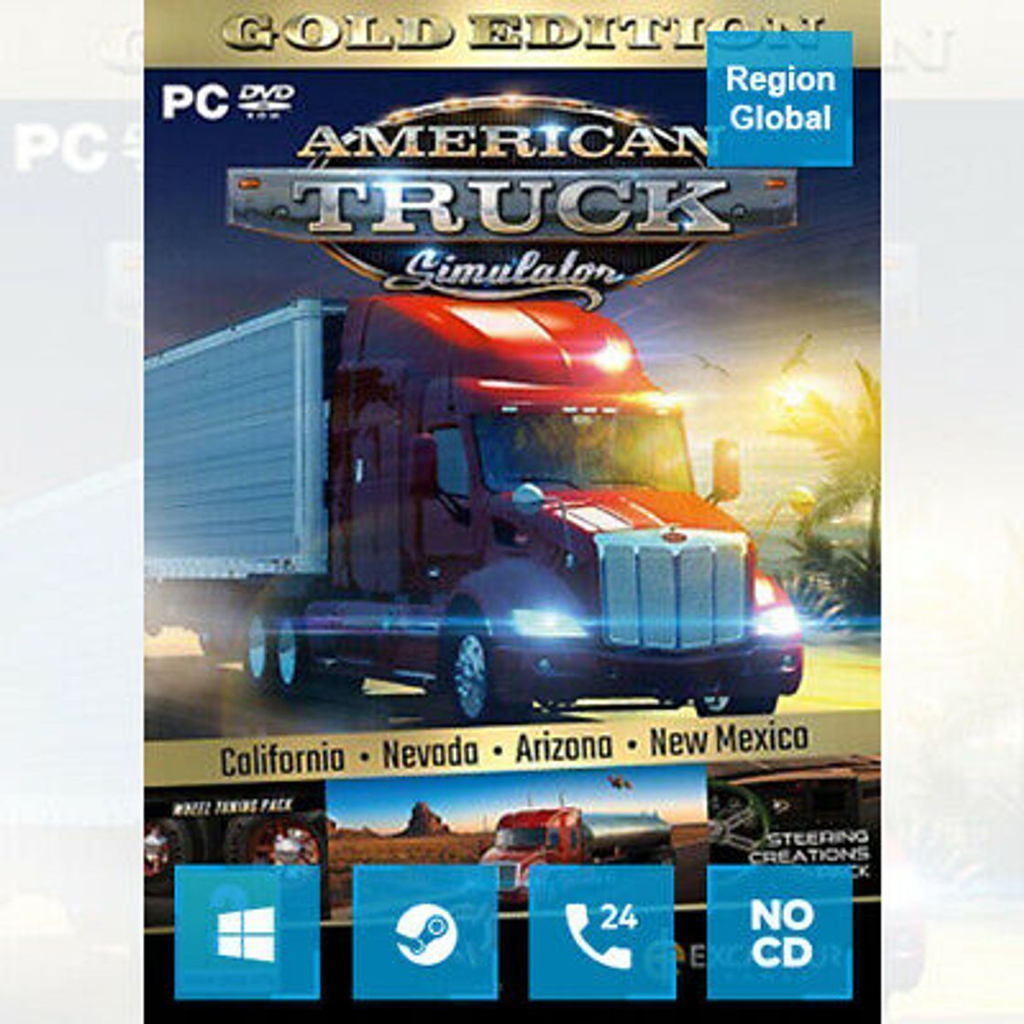 Videogames American Truck Simulator: Gold Edition