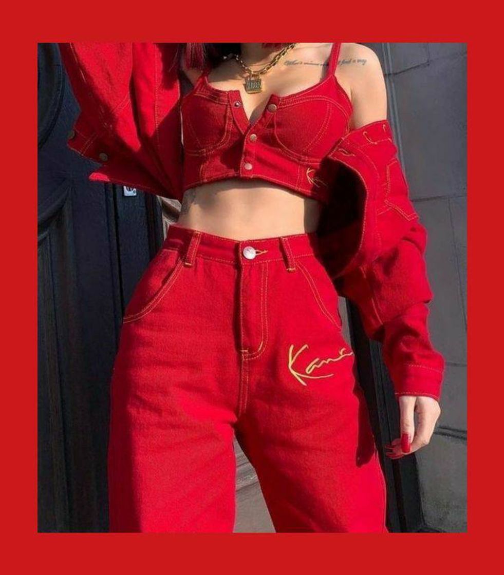 Moda ❤ red