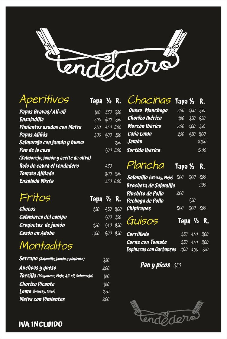 Restaurantes Bar el Tendedero