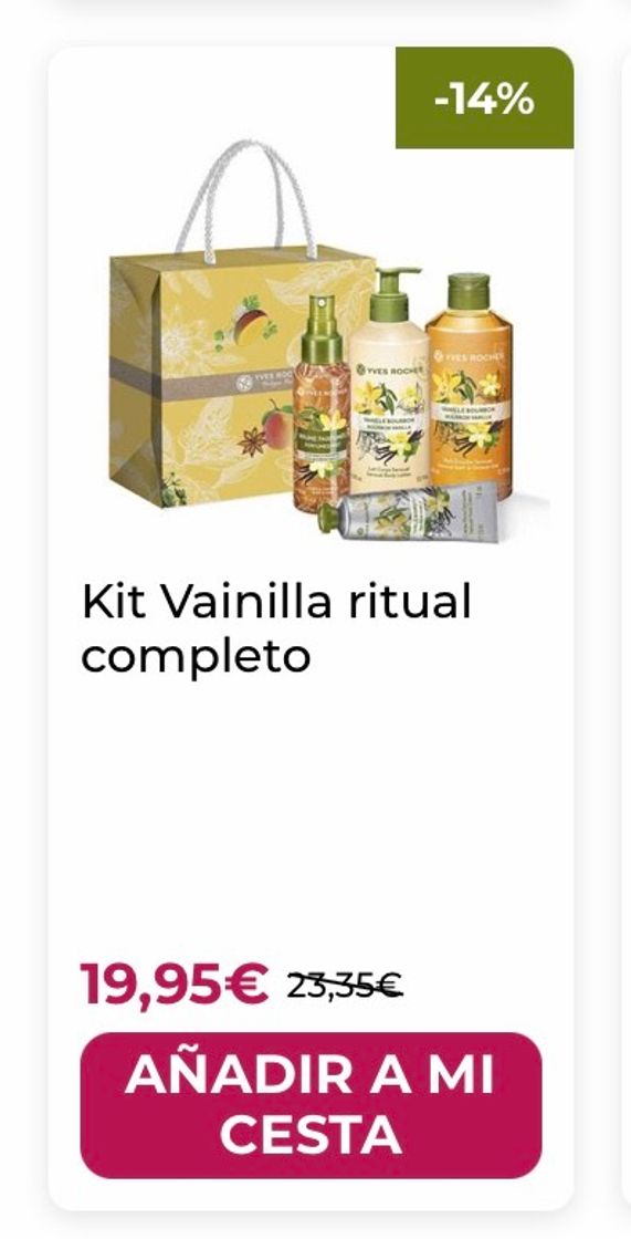 Social Kit cuidado corporal vainilla