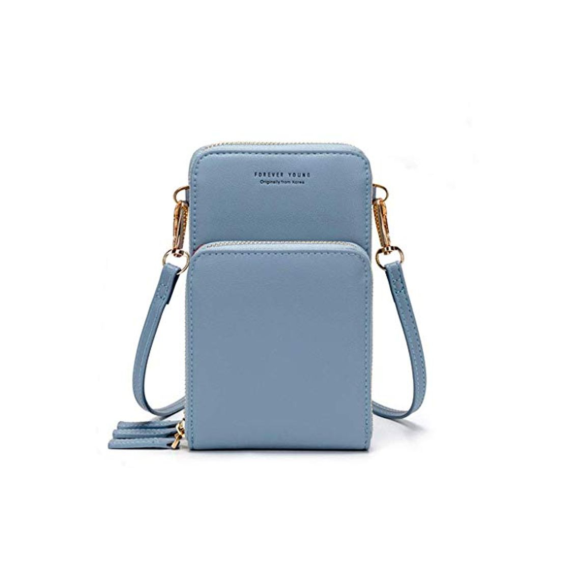 Fashion Bolso de teléfono móvil para Mujer Monedero de Cartera Cruzada Mini Bolso