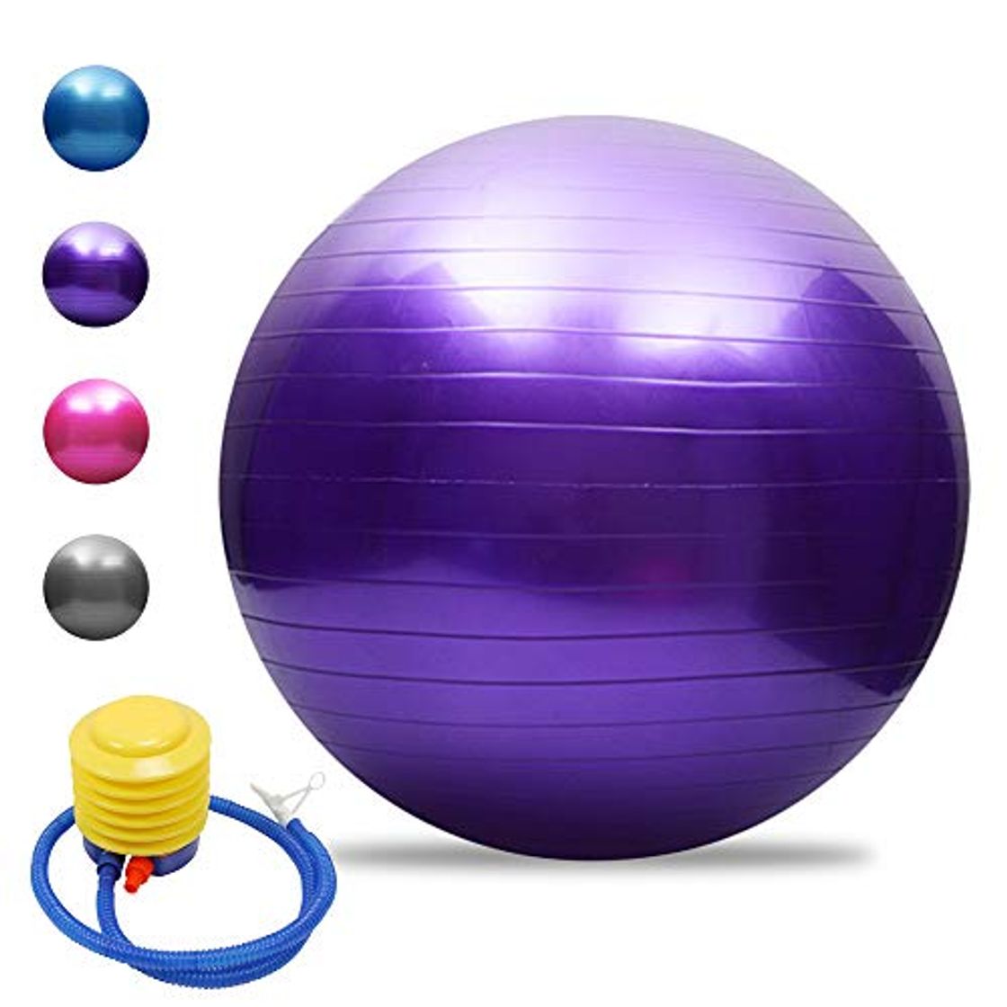 Products TOMSHOO Pelota de Ejercicio, Pelota de Yoga Anti-Burst con Bomba de Aire,