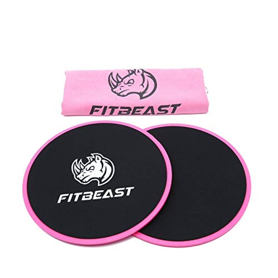 Place Deslizadores de ejercicio Core FitBeast 2 discos deslizantes de doble cara Mandos