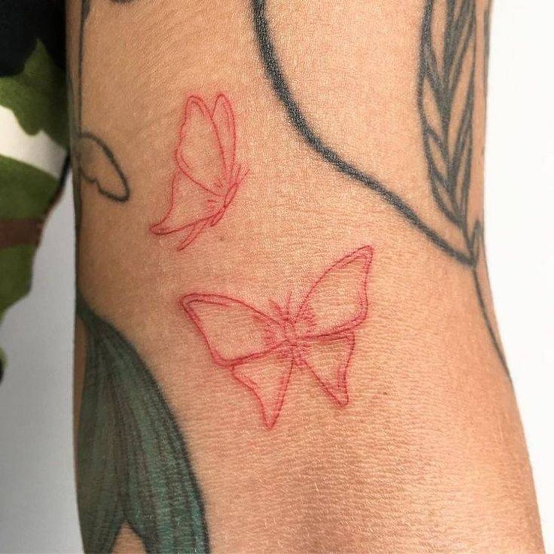 Fashion butterfly tattoo