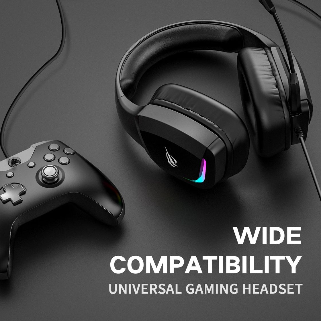 Electronic Auriculares Gaming PS4 HAVIT Iluminación RGB Cascos Gaming sonido envolvente