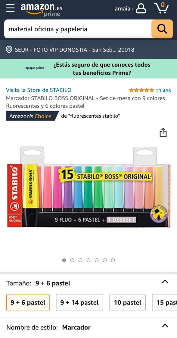 Producto Fosforitos STABILO 