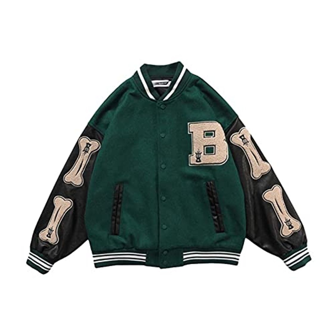 Moda joyvio Unisex Varsity College Jacke High School Barball Jacken Sweat Jacke Vintage