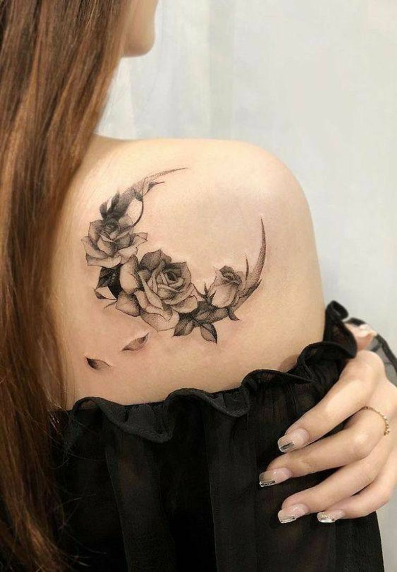 Fashion Tatto lua floral 