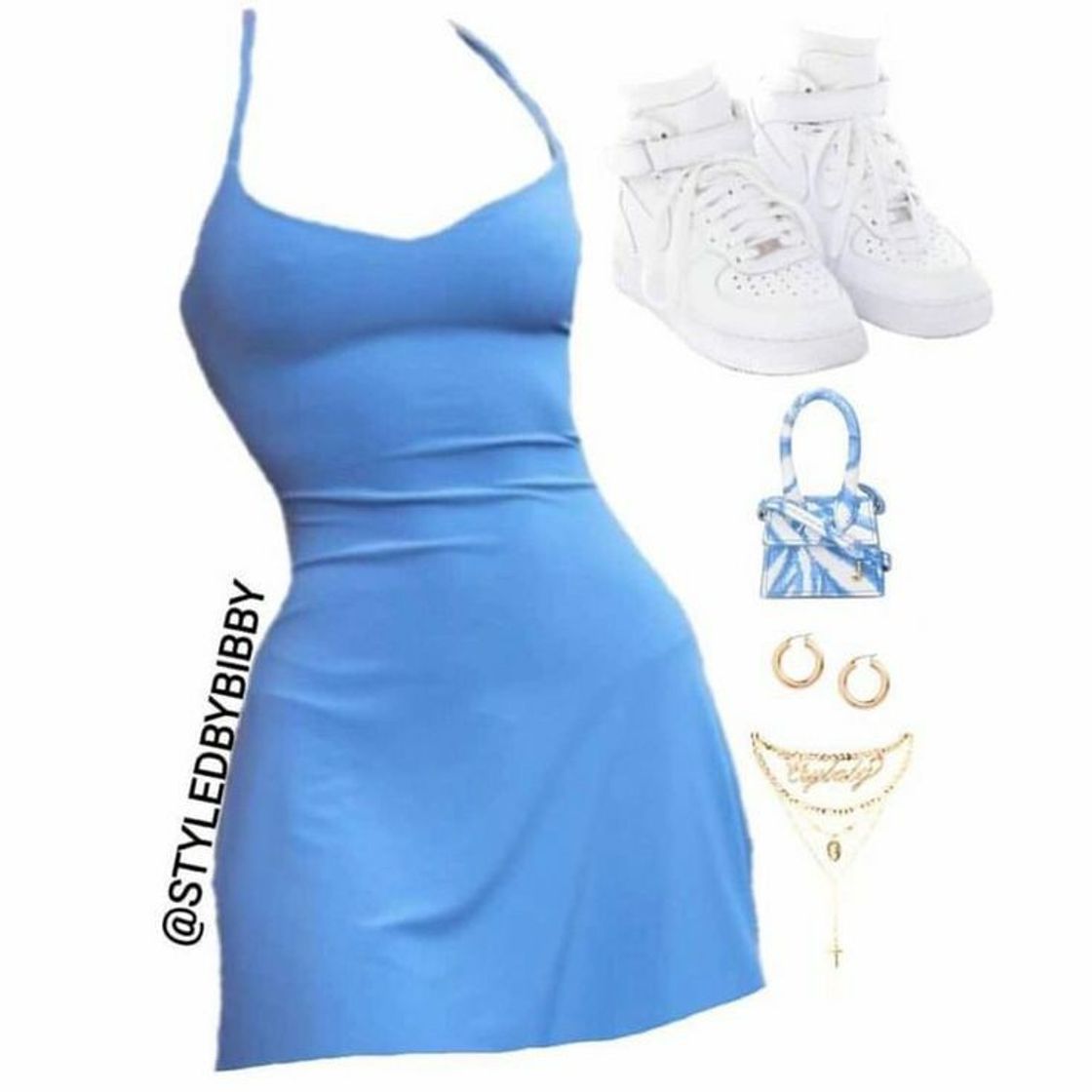 Social Vestido azul 