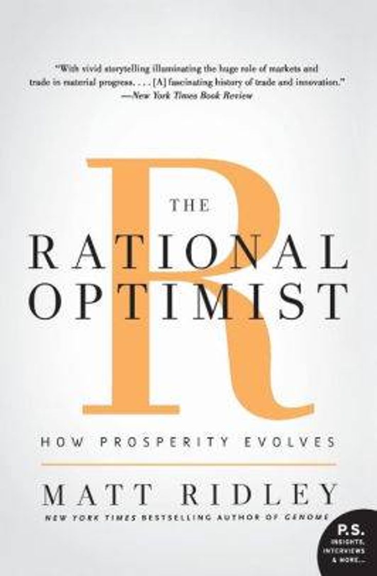 Moda The Rational Optimist: How Prosperity Evolves by Matt Ridley ...