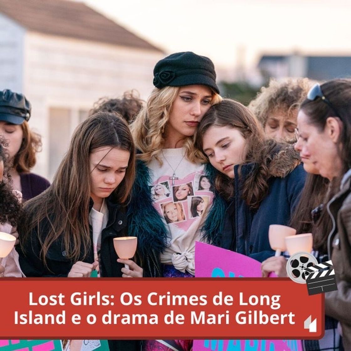 Película Lost Girls. Crimes de Long Island.