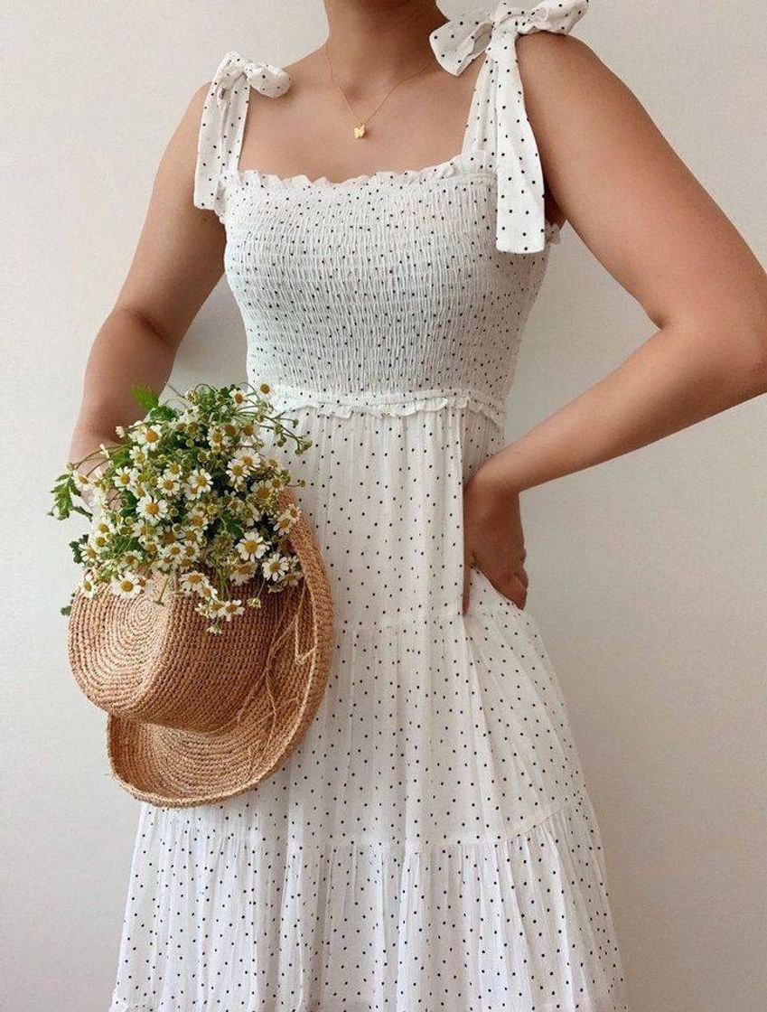 Fashion Vestido casual simples🌷