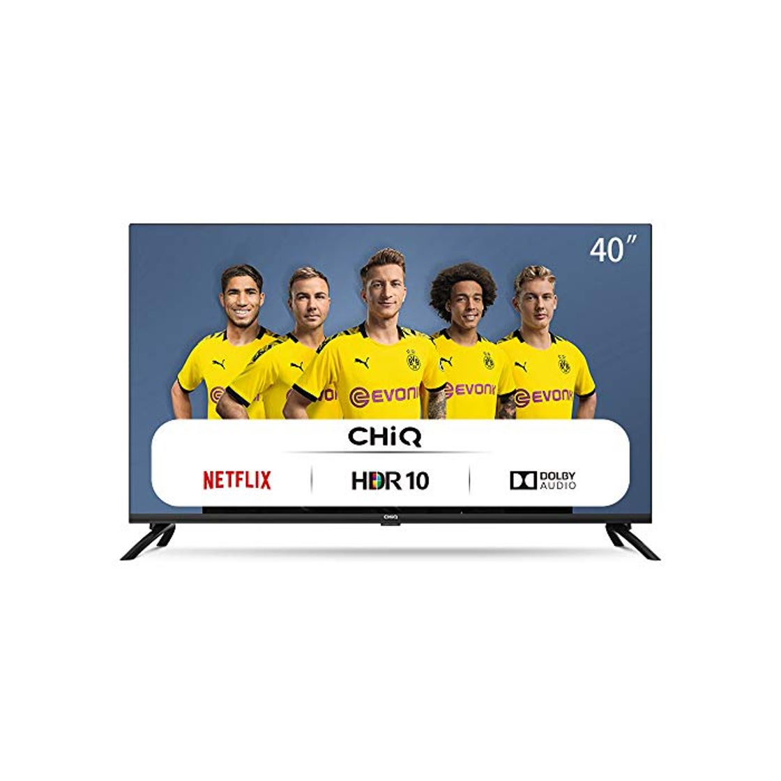 Product CHiQ Televisor Smart TV LED 40", Resolución FHD, HDR 10/HLG, WiFi, Bluetooth