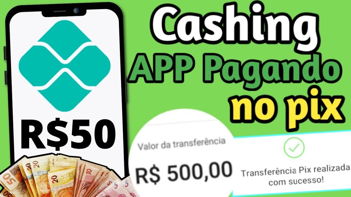 Moda Cashing, ótimo app para ganhar dinheiro. 