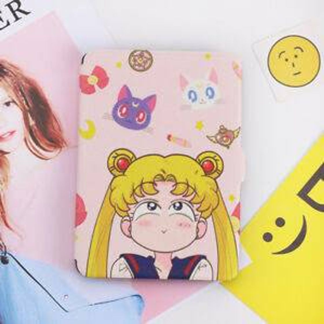 Productos Kawaii Cartoon Sailor Moon Pink Ultrathin Protective Case Cover