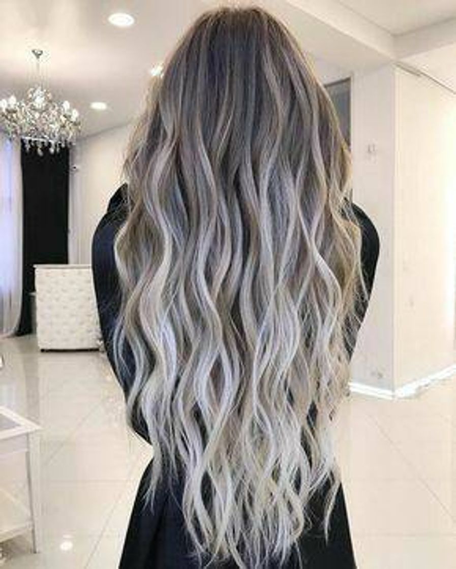 Fashion Cabello balayage gris 💫