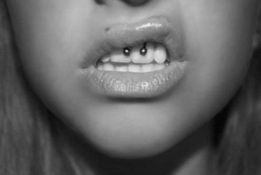 Piercing na boca
