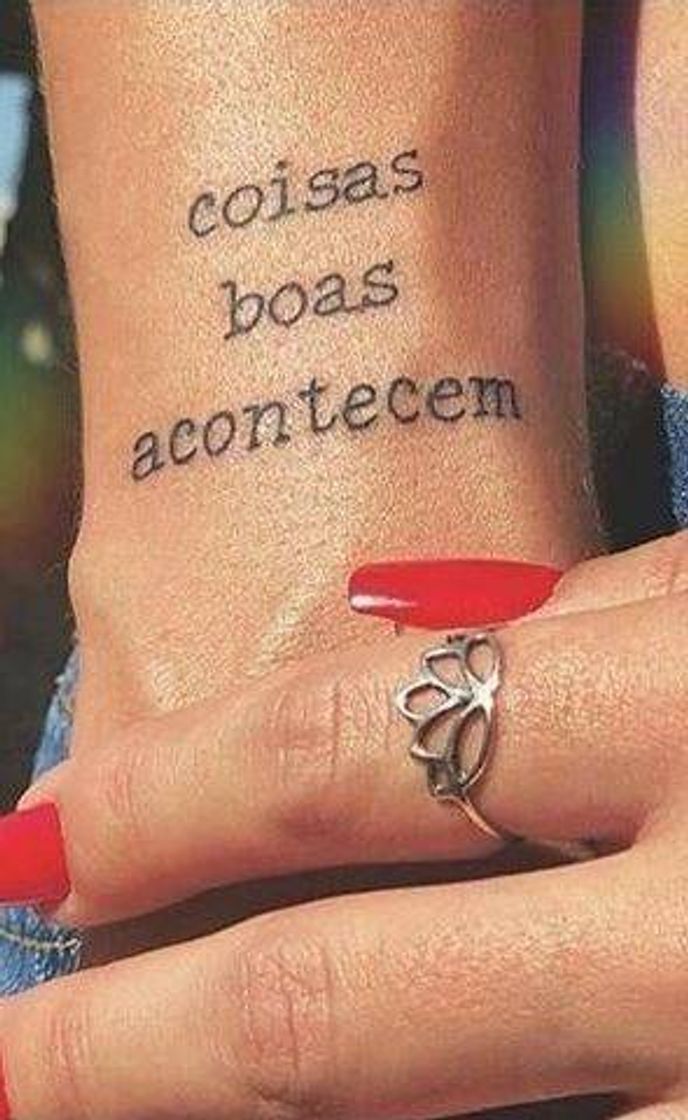 Moda coisas boas acontecem 