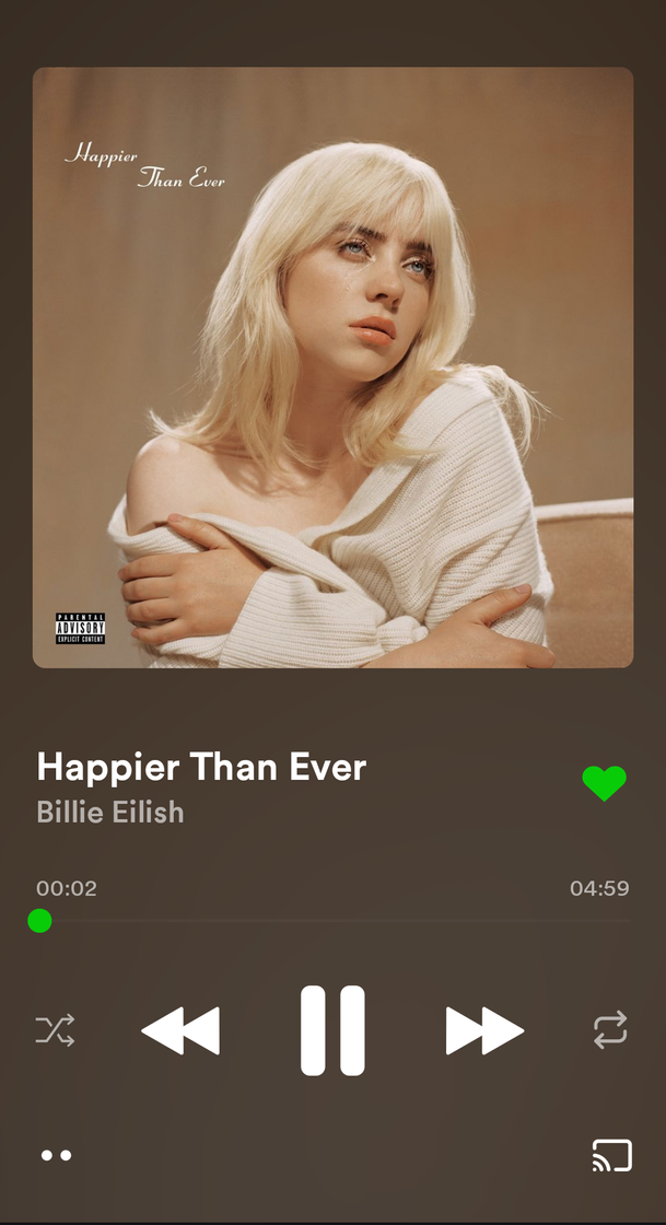 Social Happier than ever (Bille Eilish)