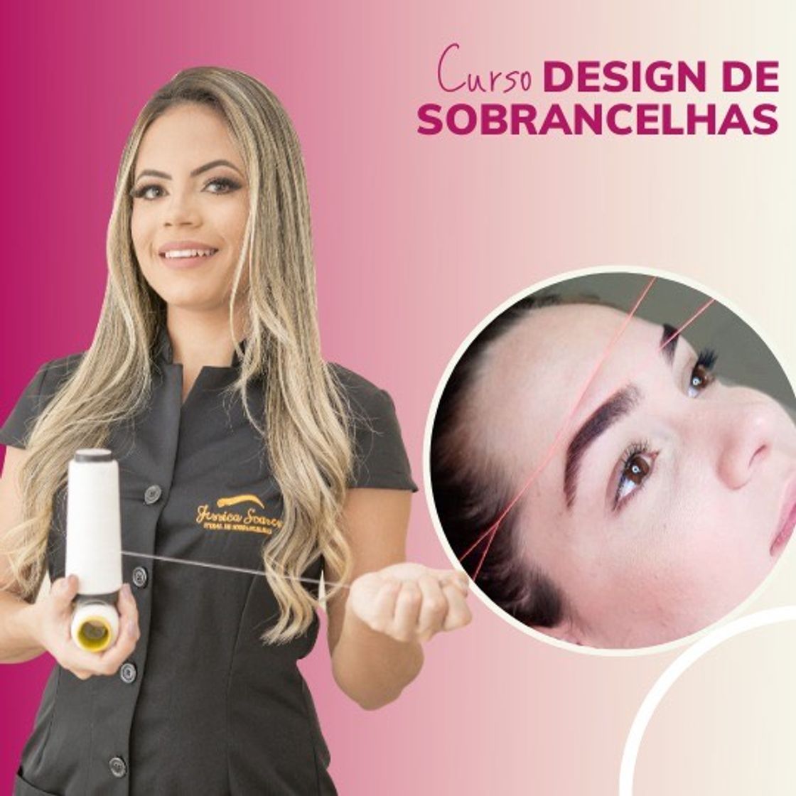 Moda Curso design de sobrancelhas