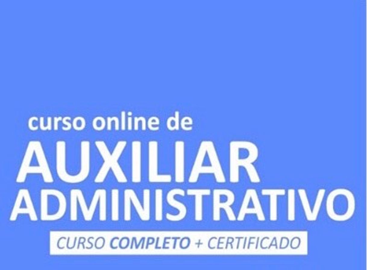 Fashion Curso auxiliar administrativo