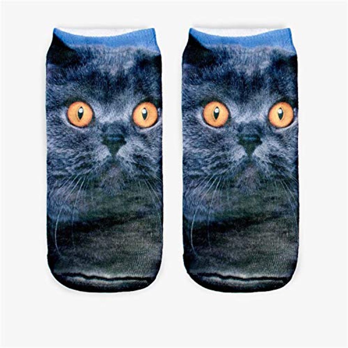 Fashion OIVLA Calcetines NEW 3D Printing Women Socks Brand Sock Fashion Unisex Socks Cat Pattern Meias Feminina Funny Low Ankle HOT Cat Socks 18