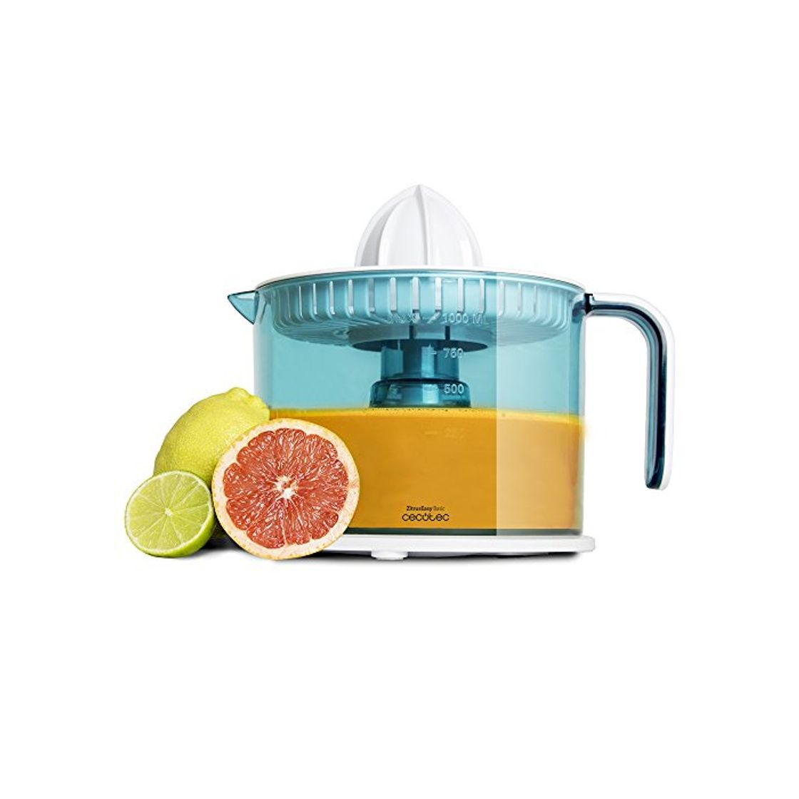 Social Cecotec Exprimidor Eléctrico ZitrusEasy Basic. Tambor de 1 litro BPA Free