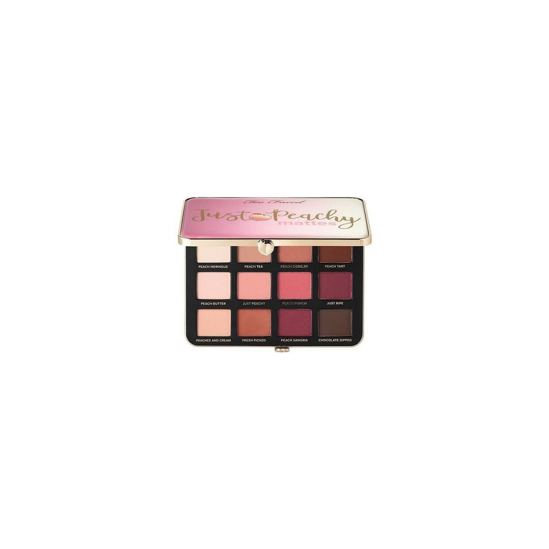 Paleta de sombras de ojos de terciopelo mate Just Peachy