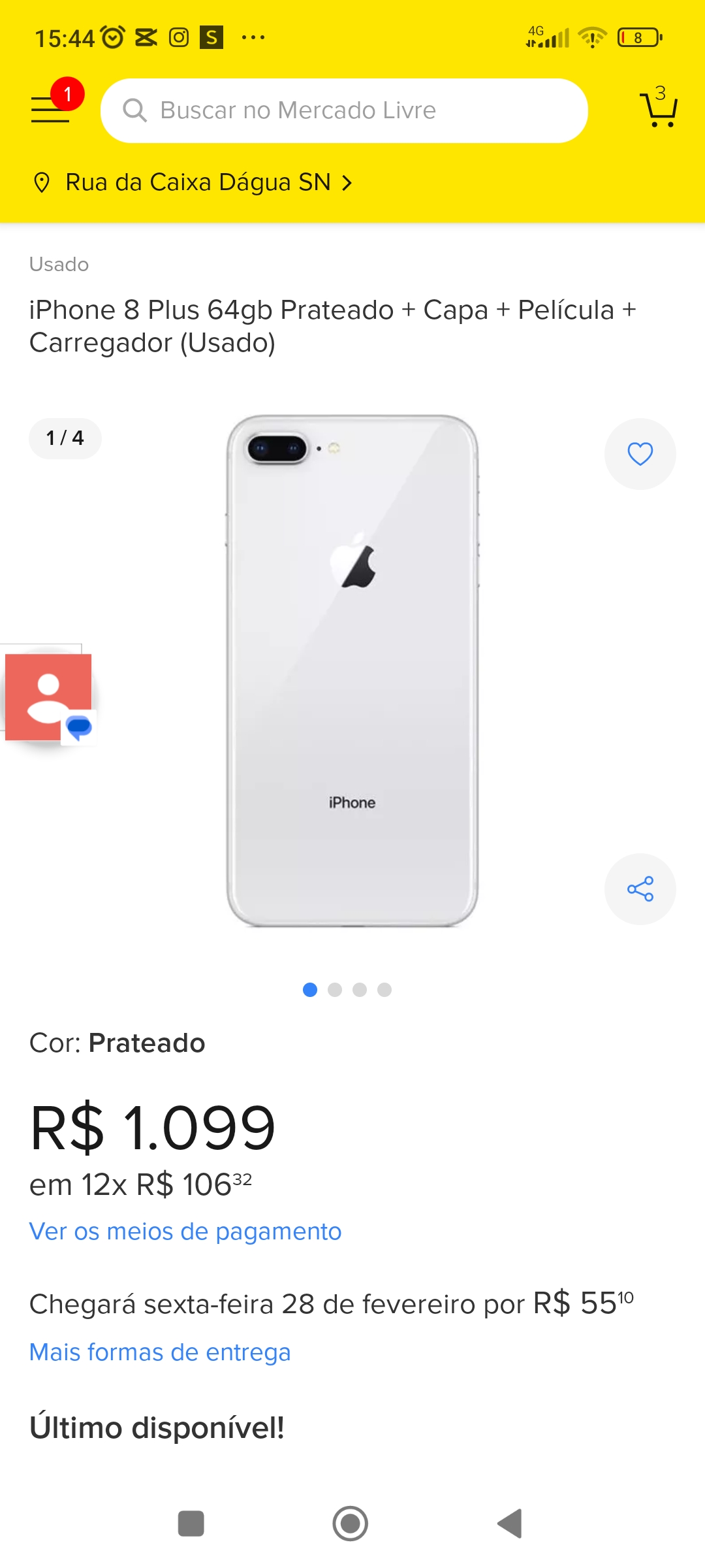 Producto iPhone 8