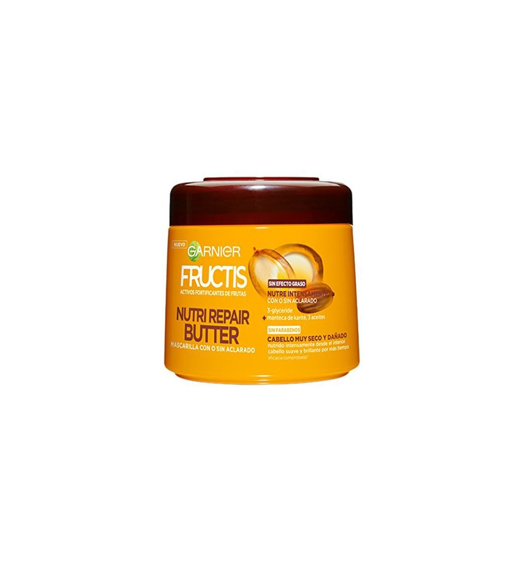 Belleza Garnier Fructis Mascarilla Nutri Repair Butter - 300 ml - [pack de 2]