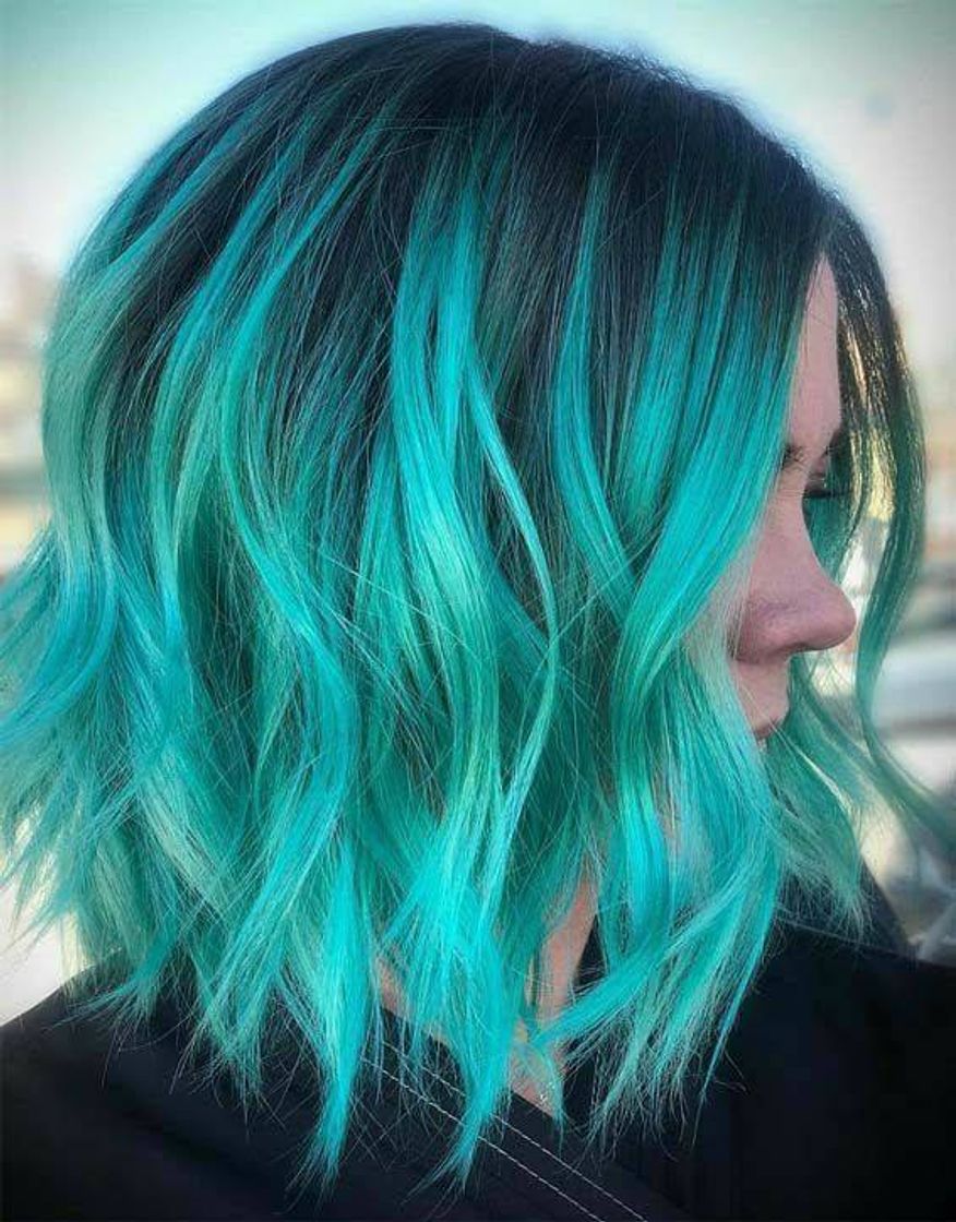 Moda Cabelo verde ou azul ?