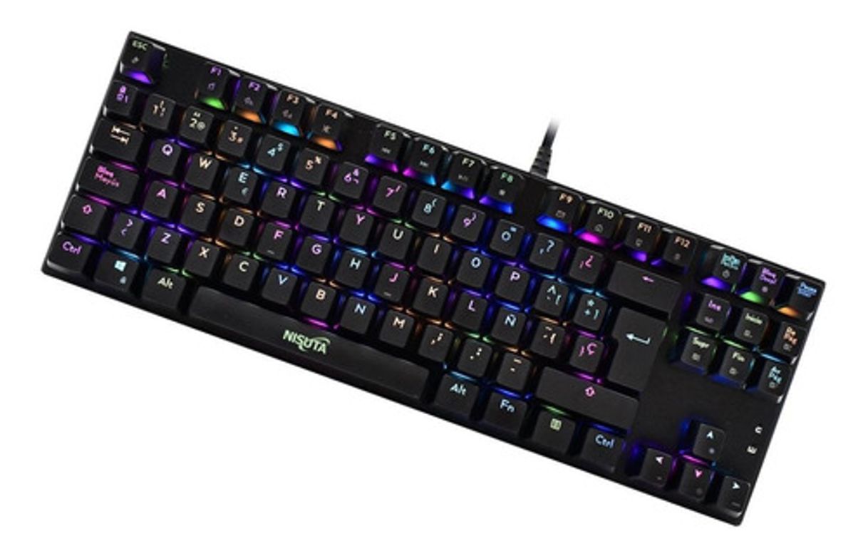 Fashion Teclado Gamer Mecánico Nisuta NSKBGZ88 QWERTY OUTEMU Blue