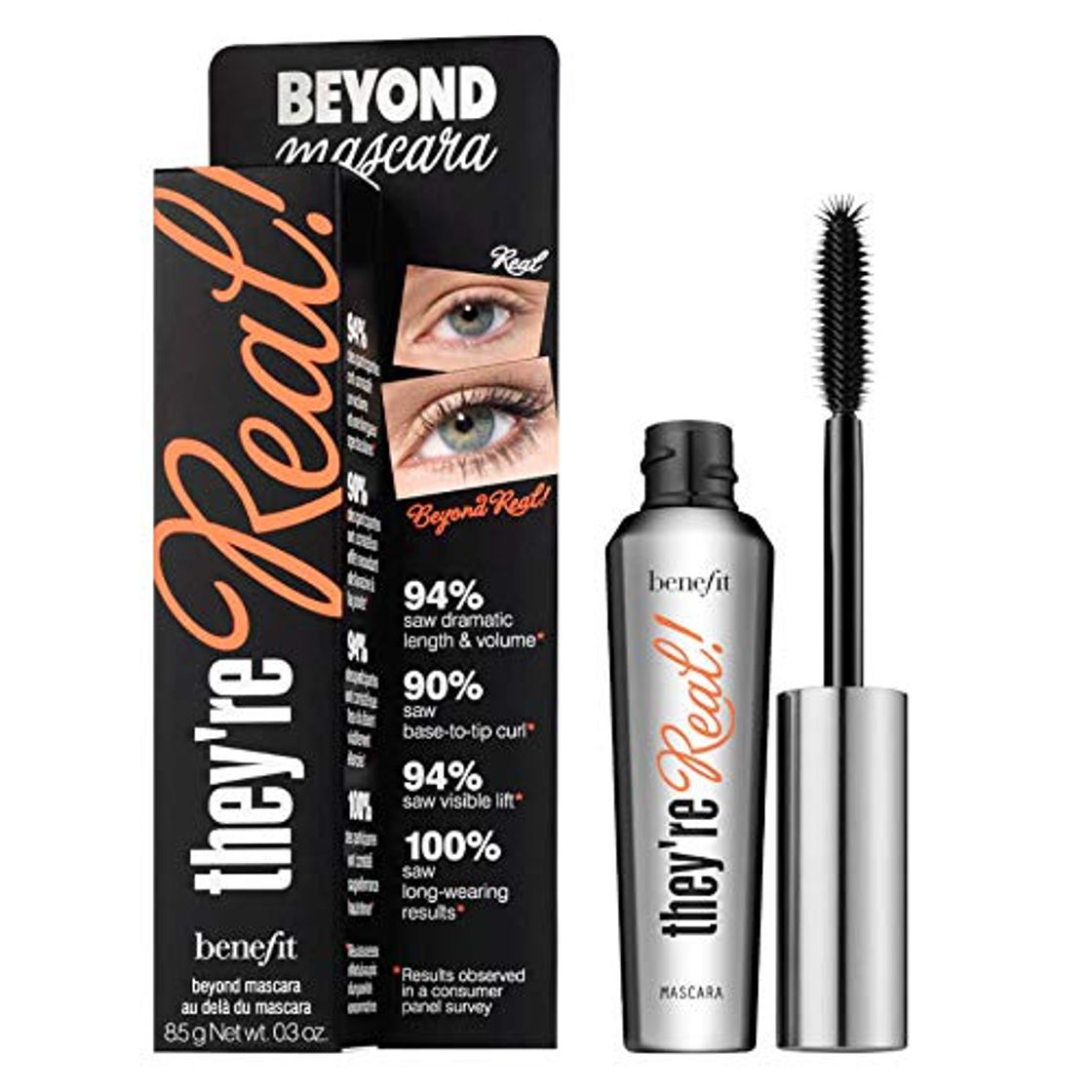 Social Benefit Cosmetics son Real. Más allá de la distancia focal máscara de