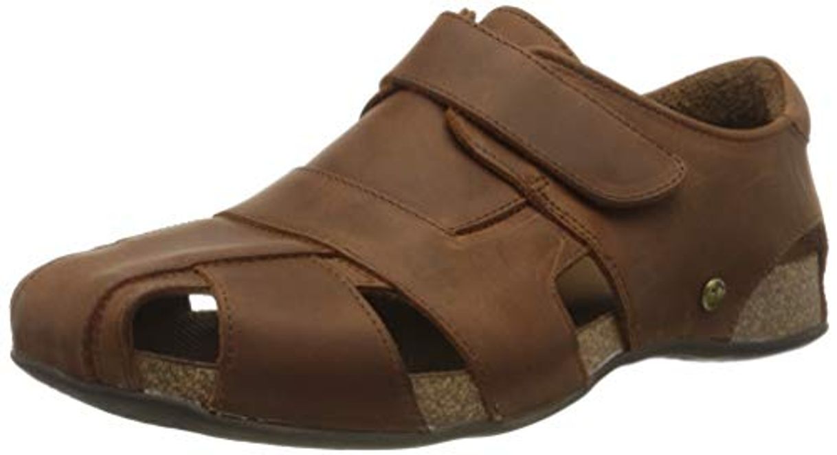 Fashion Panama Jack Fletcher Basics, Sandalias Punta Cerrada Hombre, Marrón