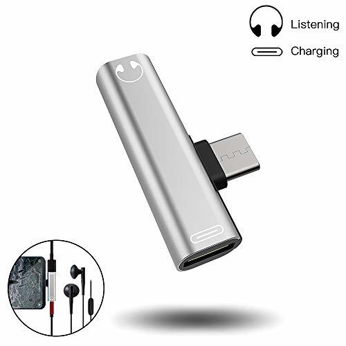 Electronic Adaptador de Conector de Auriculares USB C a 3,5 mm, Adaptador y