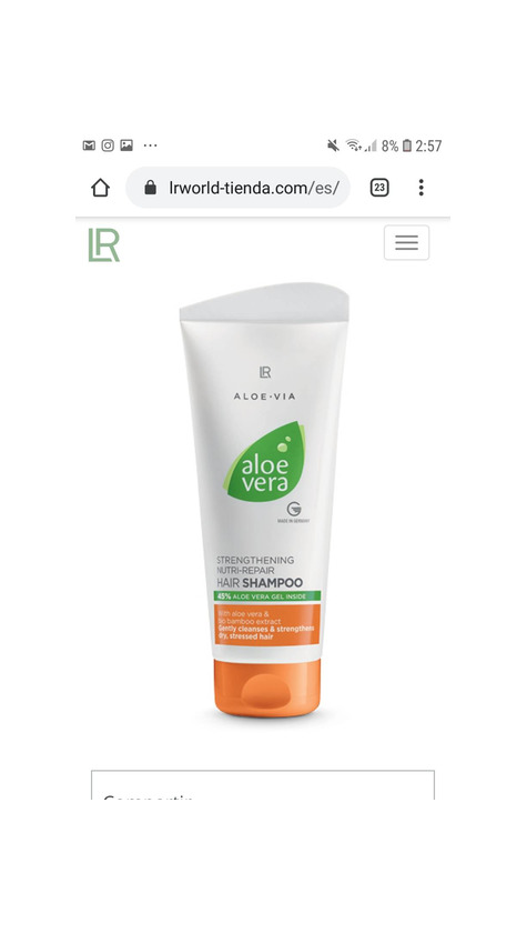 Product Champú Aloe Vera LR