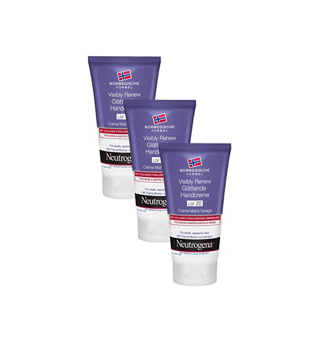 Beauty Neutrogena Visible Renew Crema De Manos - 3 Unidades x 75 ml