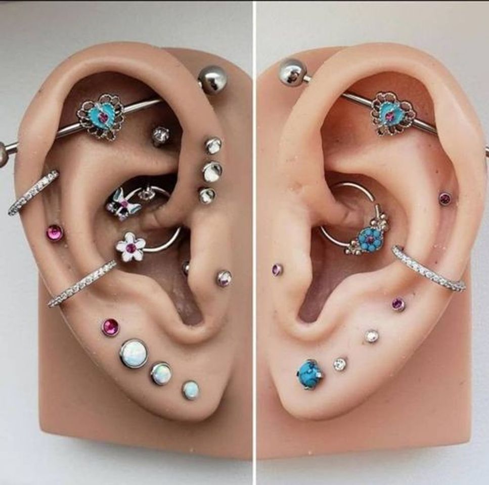 Fashion Incaton 16 Gauge Cartílago Pendientes Tragus Acero Inoxidable Labret Monroe Medusa Anillos