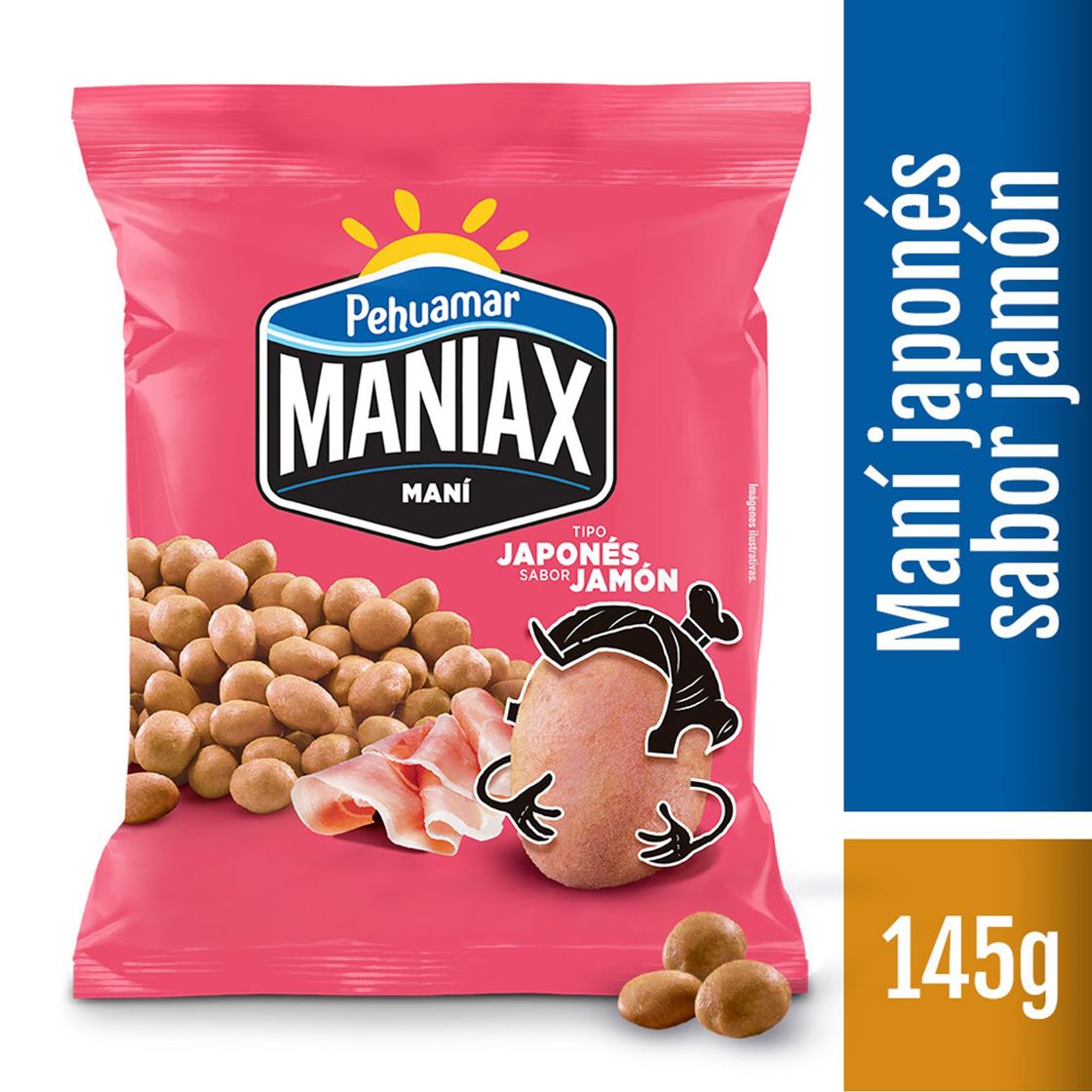 Social Pehuamar MANIAX - maní tipo japones sabor jamón