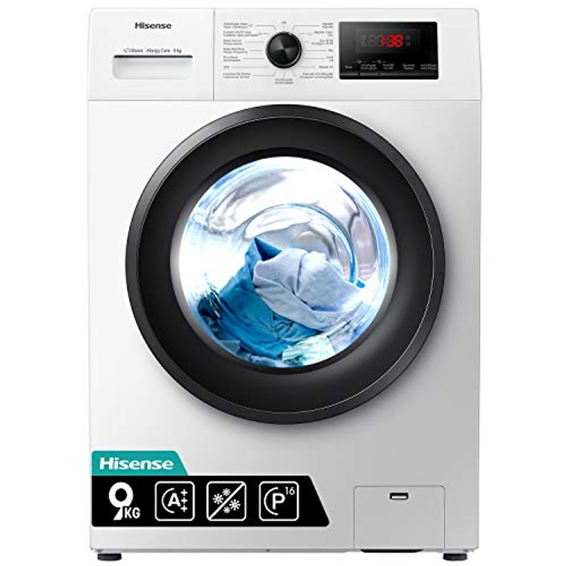 Social Hisense WFPV9014EM - Lavadora con Vapor