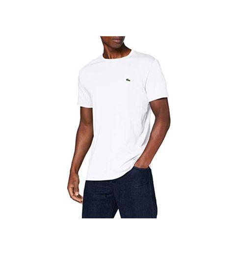 Lacoste TH6709, Camiseta para Hombre, Blanco