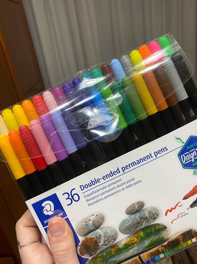 Elemento de la categoría hogar STAEDTLER Watercolour Brush Pens 3001 TB36 Rotulador de Doble Punta de Fibra